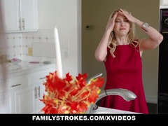 FamilyStrokes - Teen Pussy (Aften Opal) Gets Shared At Fam Orgy