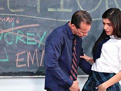 ブロンド, フェラチオ, 茶髪の, 大学生, イく瞬間, 顔射, 教師, ティーン