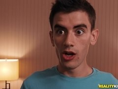 ぽっちゃり, デカパイ, フェラチオ, 黒人, 熟年, 淫乱熟女, 剃毛, ガリガリ