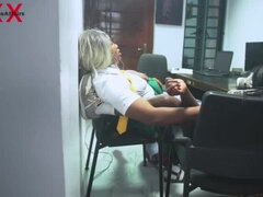 Cul, Gros cul, Collège université, Queue, Groupe, Adolescente, Plan cul à trois, Mouillée