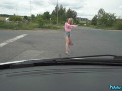 Gros seins, Blonde, Sucer une bite, Plantureuse, Voiture, Hard, Pov, Nénés