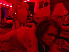 素人, 緊縛, ボンデージ, カップル, ディルド, 彼女, 愛人, ペニスバンド