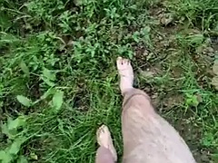 Big cock, Clothed, Cumshot, European, Masturbation, Outdoor, Public, Solo