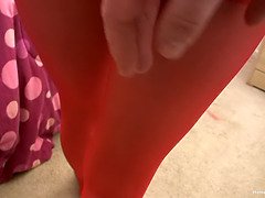 Grosser arsch, Blasen, Hd, Selbstgemacht, Strumpfhose, Zierlich, Pov, Rasiert