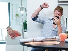 ブロンド, フェラチオ, 手コキする, ハードコア, なめる, オナニー, 自然山雀, ティーン