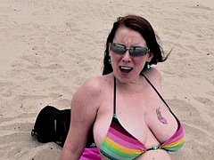 Sun bathing Tig ol bitties