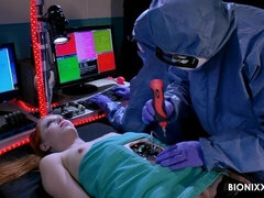 18 jaar, Grote kont, Grote lul, Grote mammen, Hondjeshouding, Roodharige vrouw, Mager, Tiener