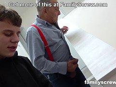 Dirty Gunther's big tits get a wild POV orgy with young babes and old lovers