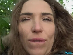 Party babe fucks by the lake