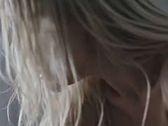 Erotic lesbian milf sucks girlfriends toes after oral sex session