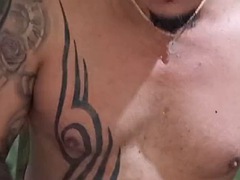 足, 毛深い, ラティーナ, 淫乱熟女, ハメ撮り, オマンコ, 赤毛, フェラする