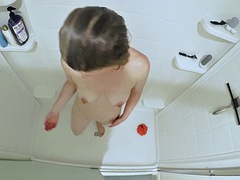 Grote lul, Pijpbeurt, Stel, Sperma shot, Reusachtig, Moeder die ik wil neuken, Roodharige vrouw, Douche