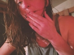 素人, デカチン, フェラチオ, 母, ラフ, 三人, 妻