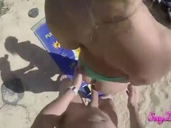 Cul, Plage, En levrette, Léchez, De plein air, Chevaucher, Se déshabiller, Mouillée