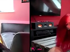 VR german redhead handjob