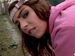 Grote kont, Grote lul, Grote mammen, Geld, Buiten, Gezichtspunt, Mager, Tiener