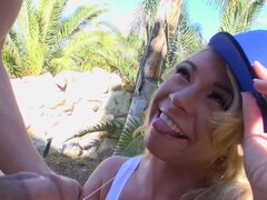 Blonde-haired tomboy Katerina Kay gets nicely fucked outdoors