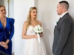 Dress, Kissing, Licking, Lingerie, Masturbation, Stripping, Teen, Wedding