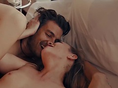 Stel, Erotisch, Vingeren, Huisvrouw, Zoenen, Masturbatie, Vrouw