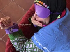 Turkish Cleaning Lady Dominated by British Boss in Rough 4K Hijab Sex