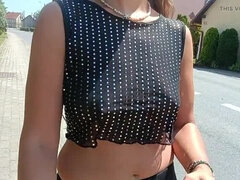 Hd, 自然山雀, 磨き, 公共, ふっくら乳首, オマンコ, オッパイの, のぞき