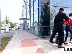 素人, アナル, お尻, フェラチオ, 茶髪の, Hd, 3p男男女, オマンコ