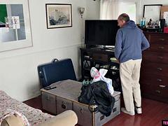 Grosse titten, Blondine, Blasen, Besamung, Spermaladung, Handjob, Hardcore, Titten