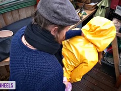 ブーツ, イギリス人, 捕まる, ハードコア, オナニー, アウトドア