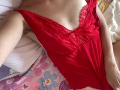 Leie, Freund, Braunhaarige, Behaart, Selbstgemacht, Lingerie, Dürr, Erotischer film