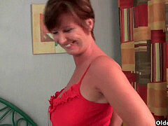 Leie, Britisch, Fingern, Hausfrau, Reif, Milf, Mutti