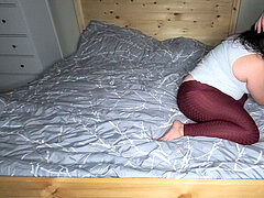 Éjaculation interne, Pieds, Fait maison, Orgasme, Spandex, Suçant, Jouets, Épouse