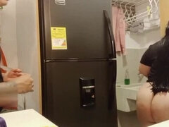 舐める尻, ぽっちゃり, 巨乳な, ぽちゃ, バック, 自家製, 巨大, なめる