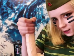 デカ尻, 女, オナニー, オーガズム, ロシア人, 一人, フェラする, おもちゃ