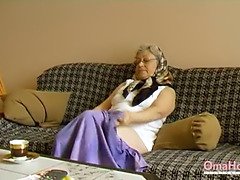 お尻, ブロンド, お婆さん, 毛深い, オナニー, 熟年, 母, オマンコ