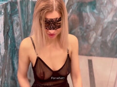 Tussi, Blondine, Geschnappt, Schwanz, Füsse, Hd, Russisch, Jungendliche (18+)