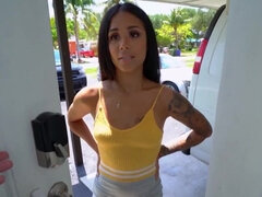 Mamada, Morena, Sucio, Sexo duro, Latina, Pov, Afeitado, Tetas