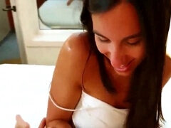 Leie, Grosser arsch, Grosser schwanz, Blasen, Handjob, Selbstgemacht, Italienisch, Strumpfhose