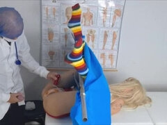 18 años, Corridas, Médico, Examen, Fetiche, Ginecologo, Hd, Pov