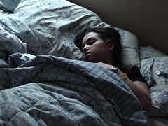 Cock sucking teen gets fucked missionary style