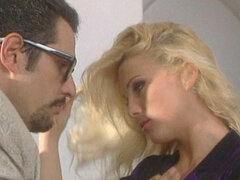 Blondine, Blasen, Handjob, Milf, Strümpfe, Titten, Vintage