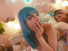 Culo grande, Tetas grandes, Fetiche, Lesbiana, Lencería, Masturbación, Tetas, Juguetes