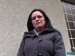 素人, フェラチオ, 巨乳な, 母, アウトドア, 公共, オッパイの, 妻