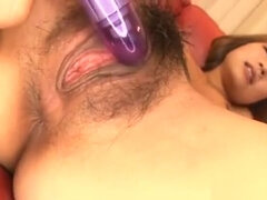 Asiatisch, Blasen, Dildo, Behaart, Hardcore, Japanische massage