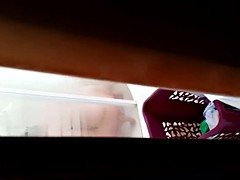 Masturbation, Orgasmus, Dusche, Spanner