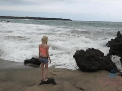 Amateur, Playa, Rubia, Novia, Tacones, Pequeña, Flaco, Tetas