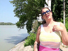 Entrevista, Novio, Engañando, Cornudo, Alemán, Público, Adolescente, Tetas