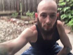 Timmy Tussins Skinny Hairy Cock Worshipped by Feet