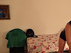 Amateur, Mamada, Morena, Europeo, Sexo duro, Cuero, Mamá, Español