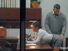 舐める尻, 茶髪の, なめる, ラフ, ショートヘア, スパンキング, おもらし, パイ刷り