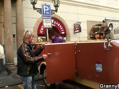 Bitch, Blowjob, Granny, Mature, Natural tits, Reality, Redhead